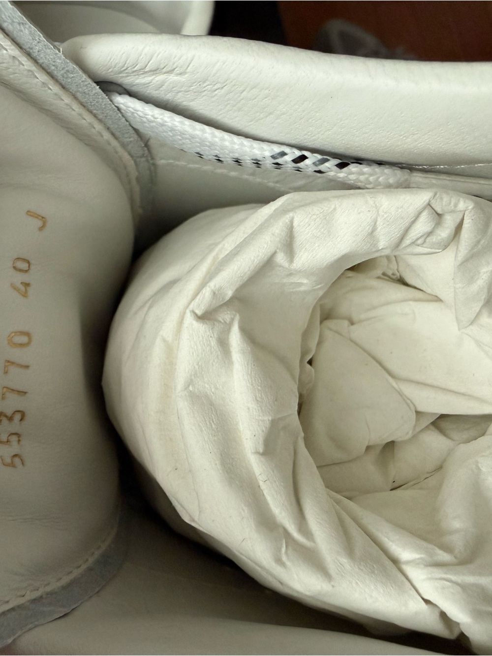 Alexander McQueen White Sneakers with Black Heel Tab - Picture 8 of 13